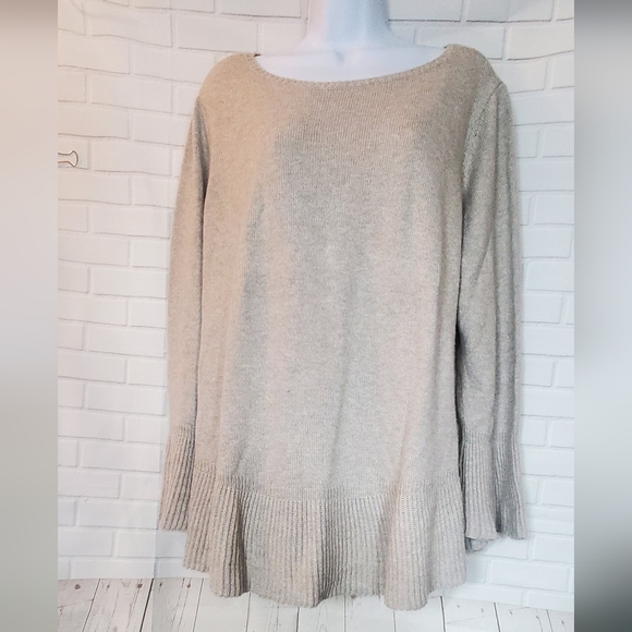 Style & Co Oatmeal Cozy Sweater - Picture 2 of 8